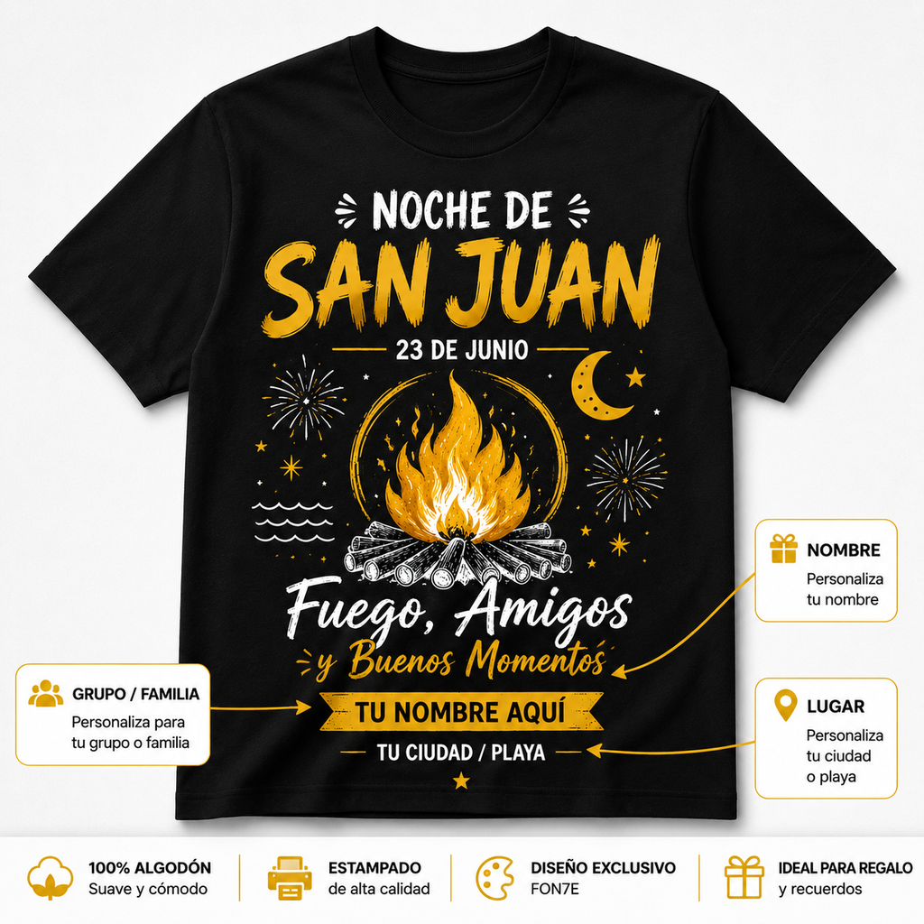 POLO PERSONALIZADA NOCHE DE SAN JUAN